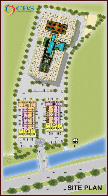 Point 8 Terrace Mansion Apartment site plan